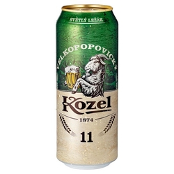Velkopopovický Kozel 11° světlý ležák pivo