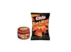 Chio Tortillas Paprika a Chio Dip! Hot Salsa