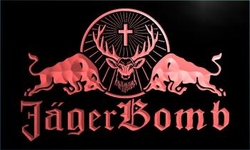 Jager Bomba - Namražená - 0,5 + 4x Red Bull