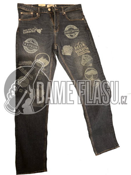 Custom Laser Jeans – gravírované rifle na míru (obrázek / logo / text)